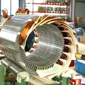 Stator-Runddrahtwicklung